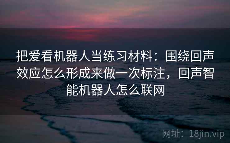 把爱看机器人当练习材料:围绕回声效应怎么形成来做一次标注,回声智能机器人怎么联网